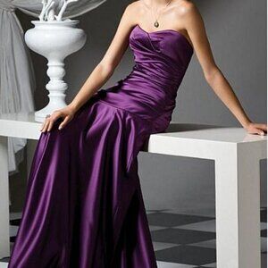 Long Mermaid Dessy Collection Bridesmaid Dress (2749)